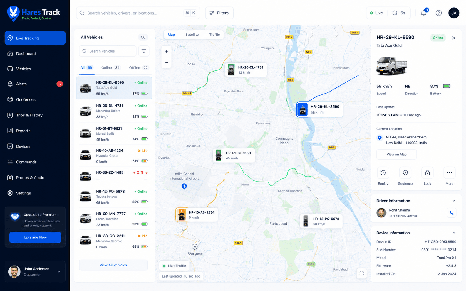 Live Tracking